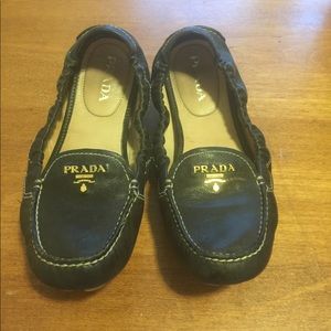 Prada Driving Loafers Ballet Flat Moccasins